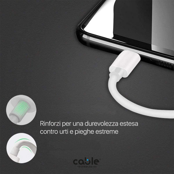 Cavo USB-A USB-C da 3 metri Cable Technologies
