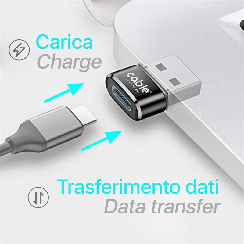 Adattatore da USB-C Femmina a USB Maschio - Cable Technologies