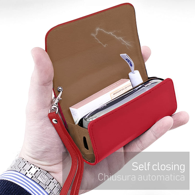 Custodia in Eco-Pelle - Rosso - Cable Technologies
