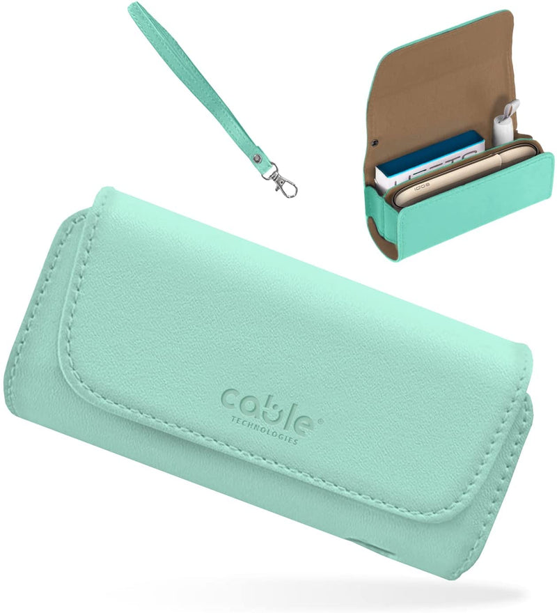 Custodia in Eco-Pelle - Verde acqua - Cable Technologies
