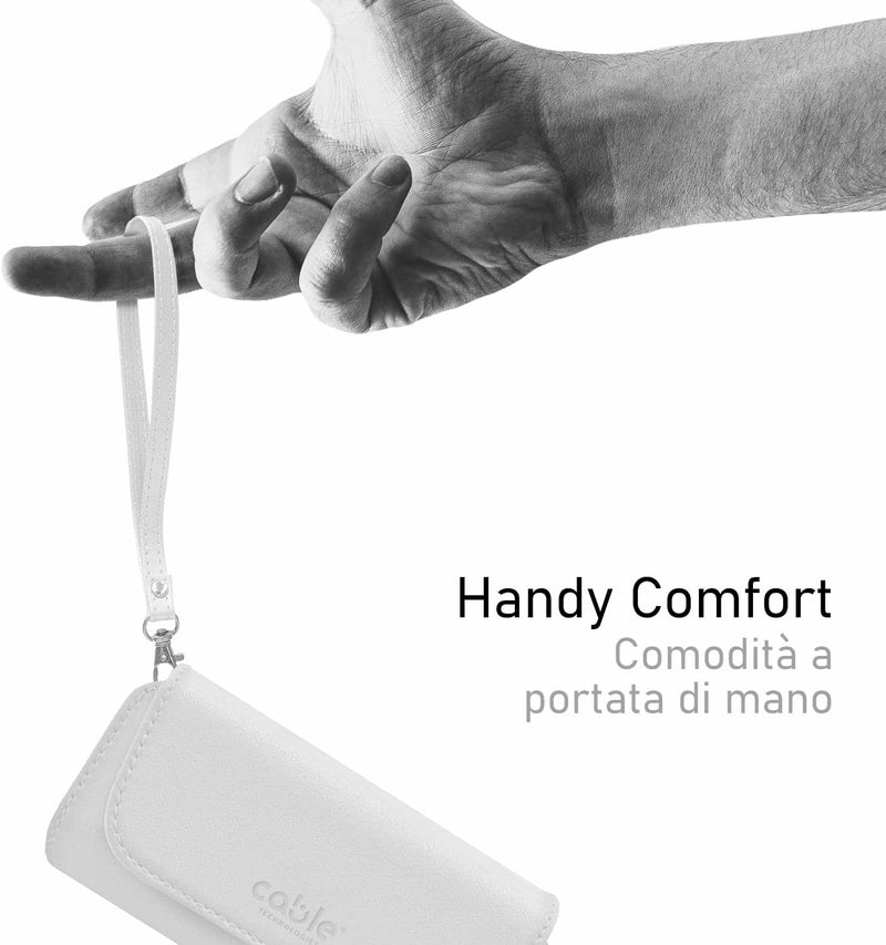Custodia in Eco-Pelle - Bianco - Cable Technologies