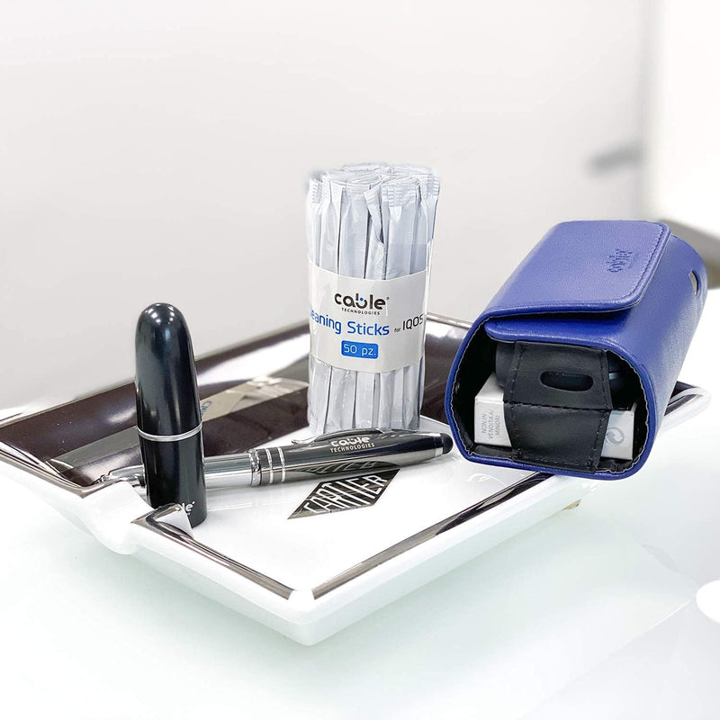 Custodia in Eco-Pelle - Blu - Cable Technologies