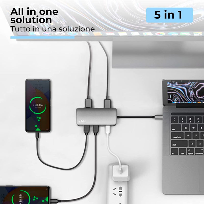 HUB USB-C 5 in 1
