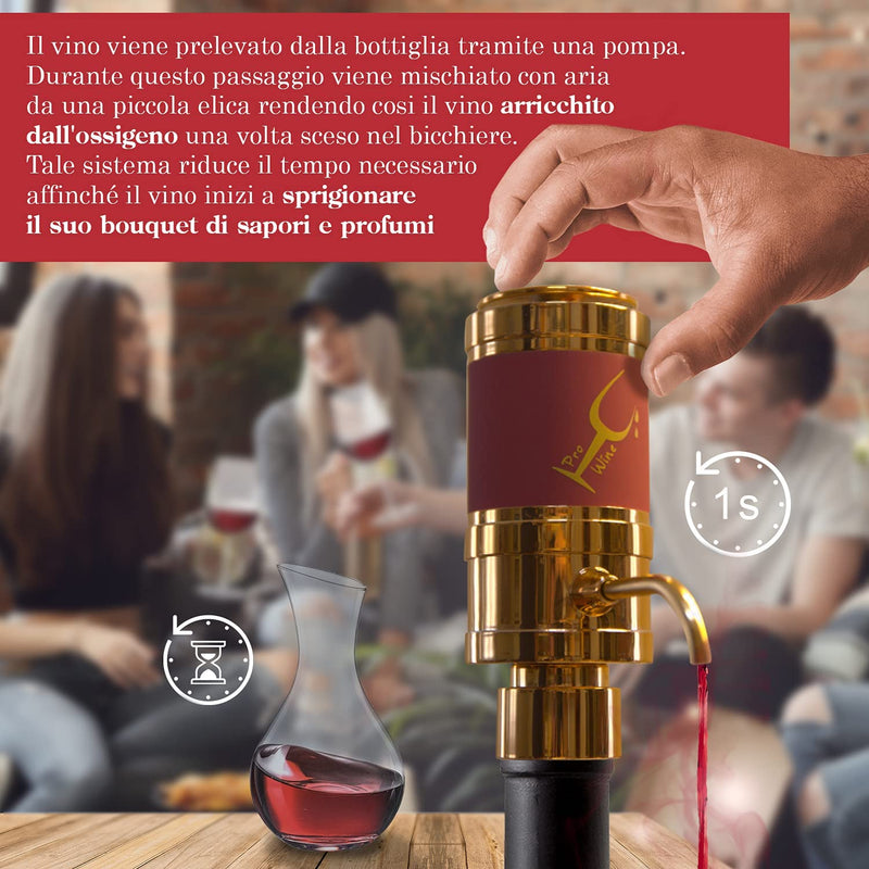Aeratore Elettronico per Vini rossi, bianchi e distillati – Cable  Technologies