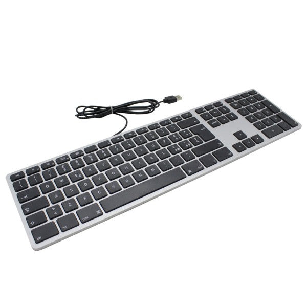 Wired ABS Keyboard Matias - Cable Technologies