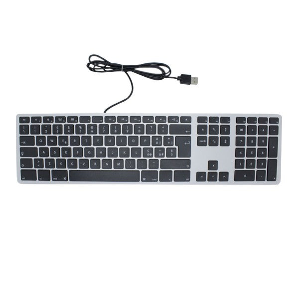 Wired ABS Keyboard Matias - Cable Technologies