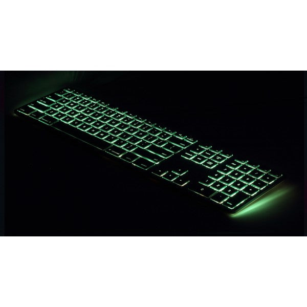 Wired Aluminum RGB Backlit Keyboard Silver - Cable Technologies