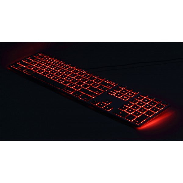 Wired Aluminum RGB Backlit Keyboard Silver - Cable Technologies