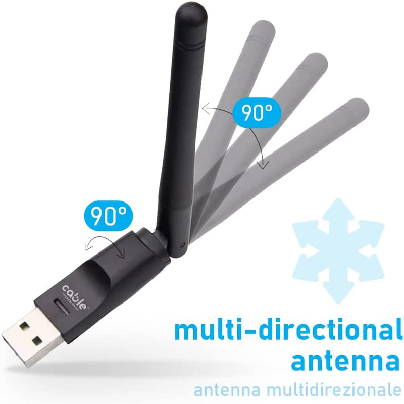 Antenna Dongle Wi-Fi 2.4 GHz