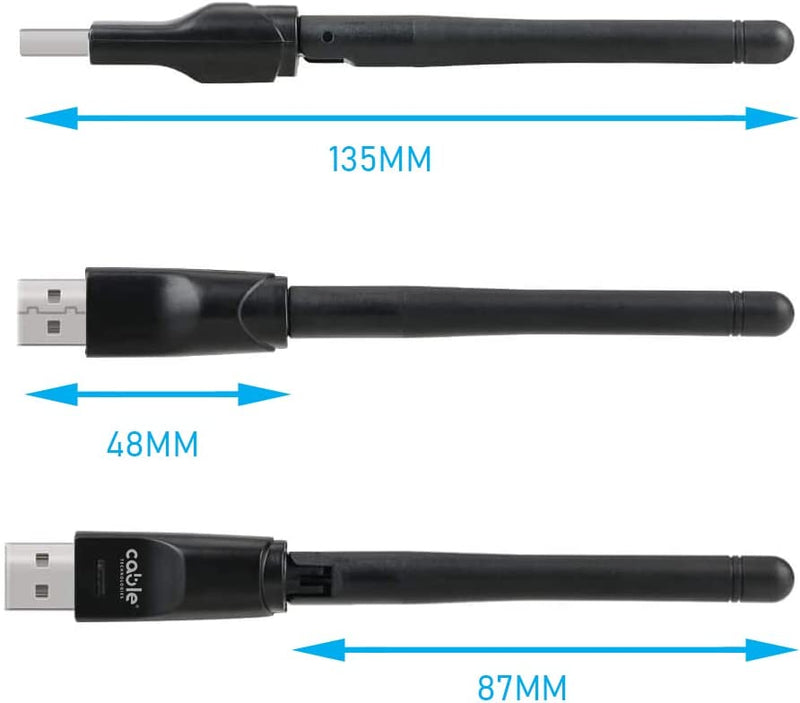 Antenna Dongle Wi-Fi 2.4 GHz