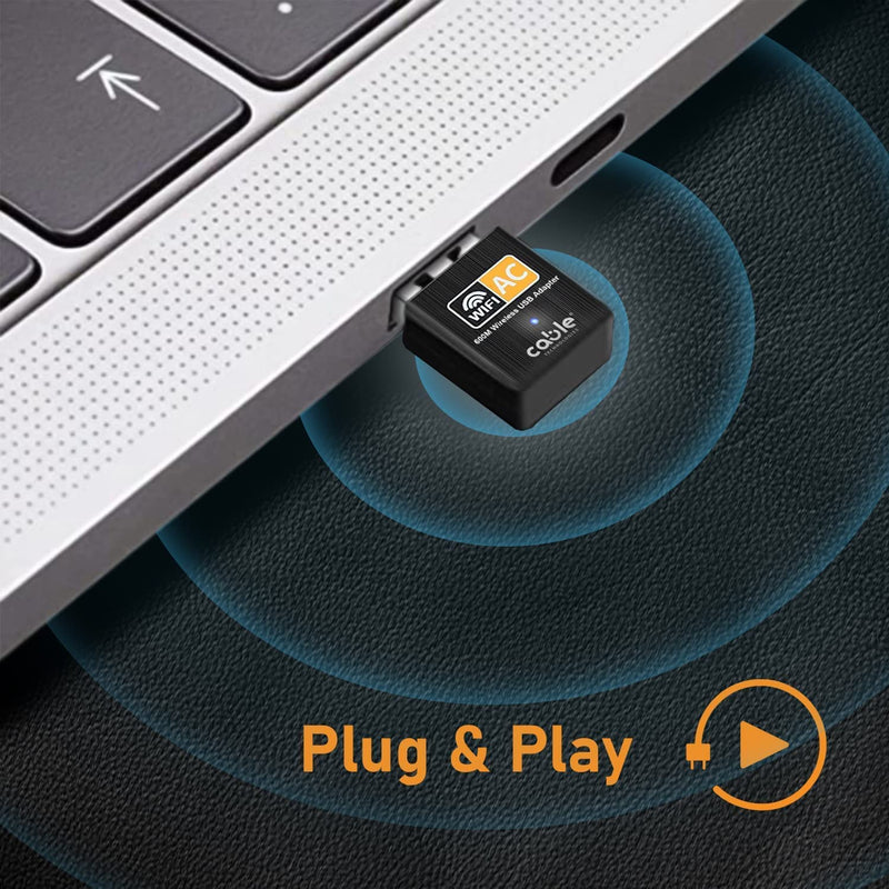 Antenna Dongle Wi-Fi Dual Band 2.4 GHz e 5 GHz